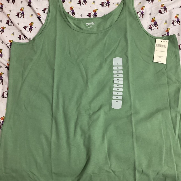 Duluth Trading “No Yank Tank” NWT Lime Green - Picture 1 of 1